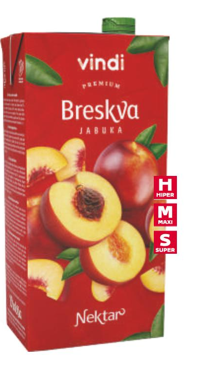 Vindi, Vindija Nektar 2 L - Akcija u trgovini Tommy