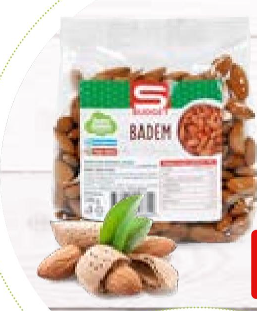 Badem jezgra S-BUDGET 500 g - Akcija u trgovini Interspar