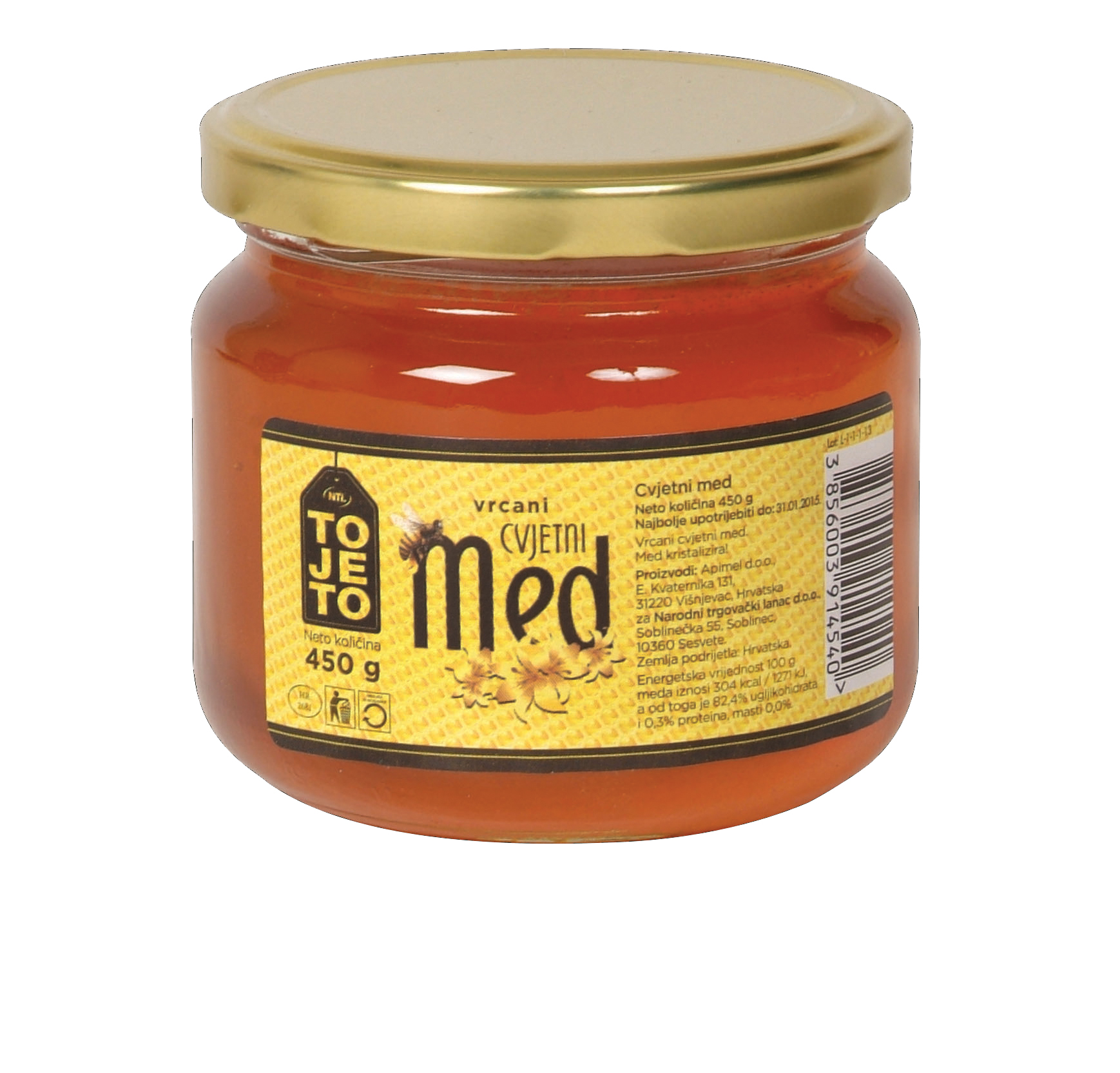 Med cvjetni To je to 450 g - Akcija u trgovini Bakmaz