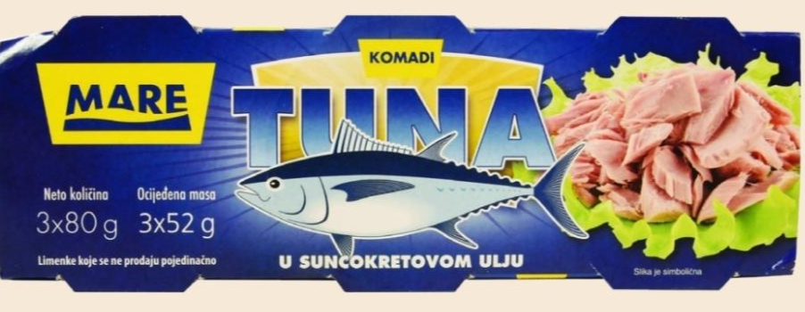 Tuna Mare 3 x 80 g - Akcija u trgovini Boso