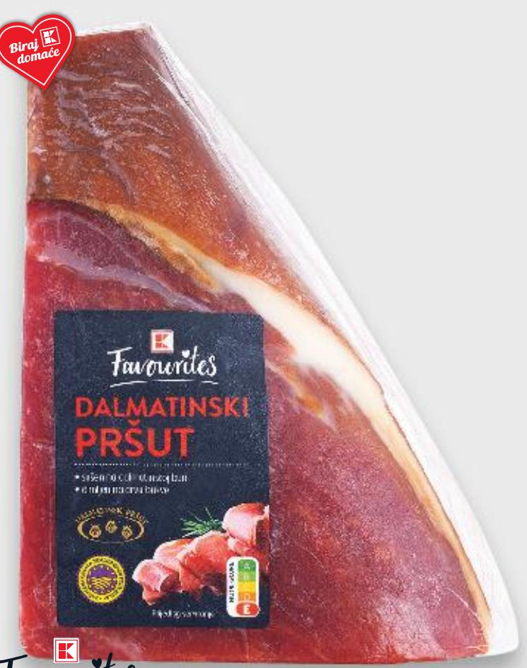 Dalmatinski pršut 1 kg Favourites - Akcija u trgovini Kaufland