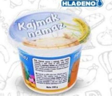 Kajmak namaz 250 g - Akcija u trgovini Eurospin