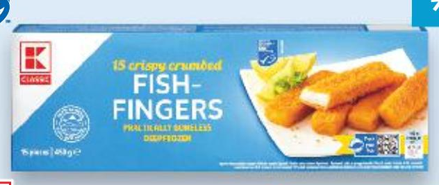 Riblji štapići 450 g Classic - Akcija u trgovini Kaufland