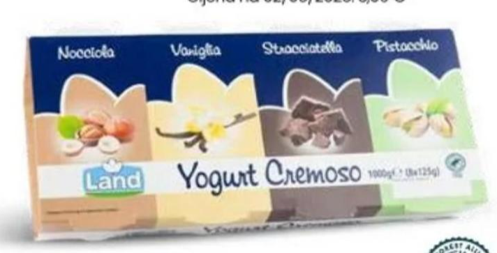Jogurt Kremasti Mix 8 KOM Land - Akcija u trgovini Eurospin