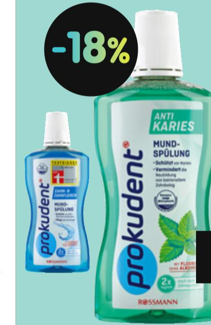 Vodica za usta Prokudent 500 ml - Akcija u trgovini Interspar