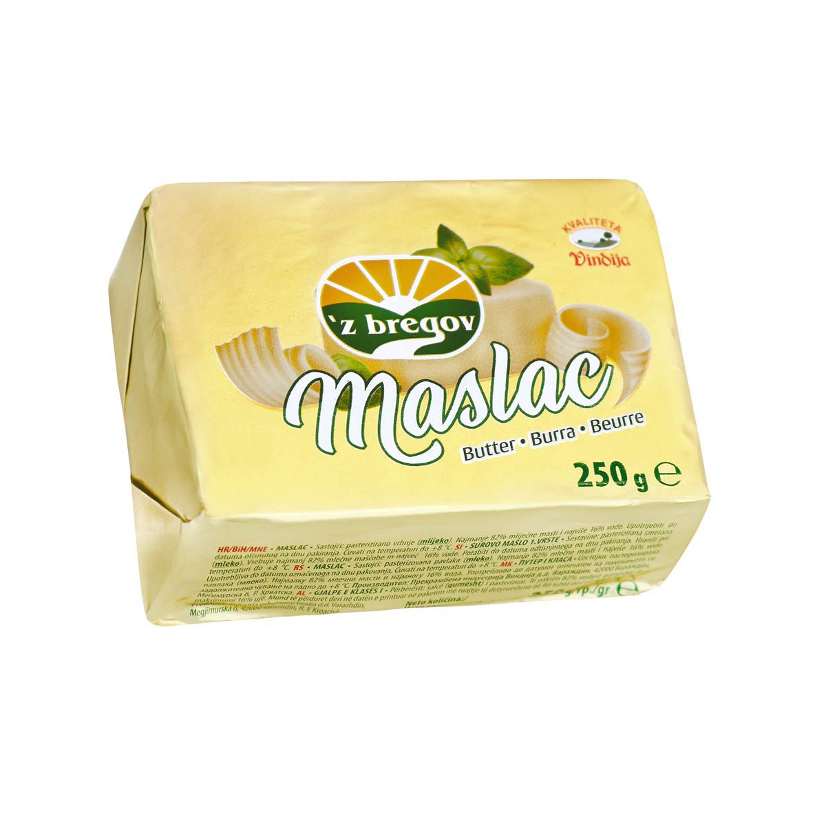 Maslac 250 g z bregov - Akcija u trgovini KTC