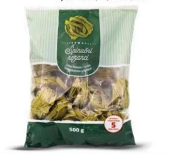 Tjestenina rezanci sa špinatom 500 g - Akcija u trgovini Eurospin