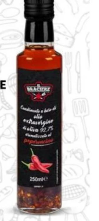 Začin maslinovo ulje i feferoni 250 ml Il Braciere - Akcija u trgovini Eurospin