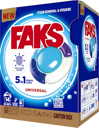Faks deterdžent Universal kapsule 1 pakiranje Akcija u trgovini Boso