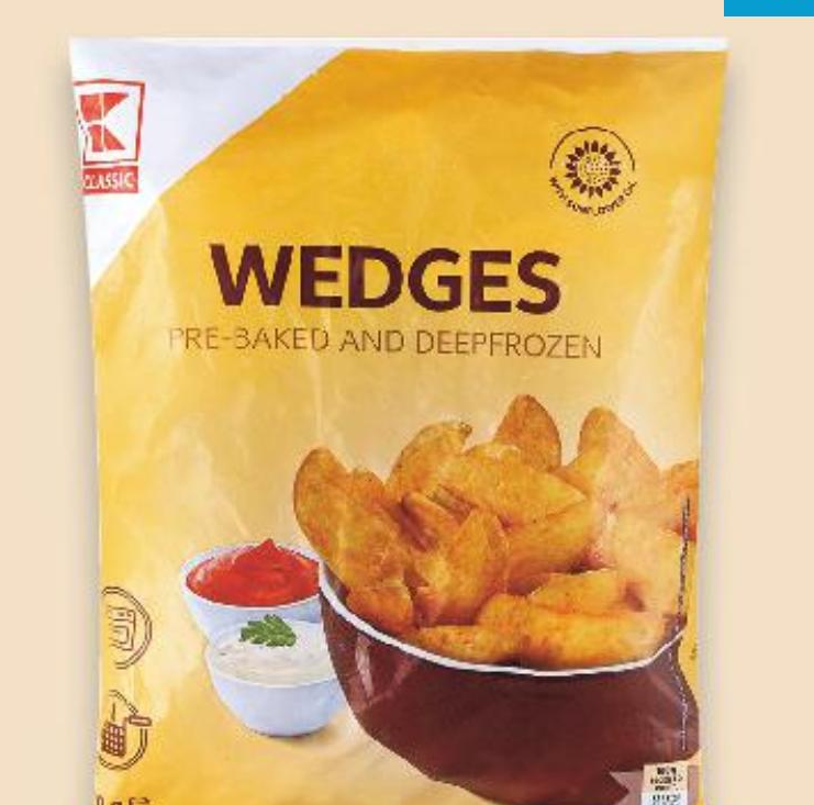 Wedges pekarski krumpir 750 g Classic - Akcija u trgovini Kaufland