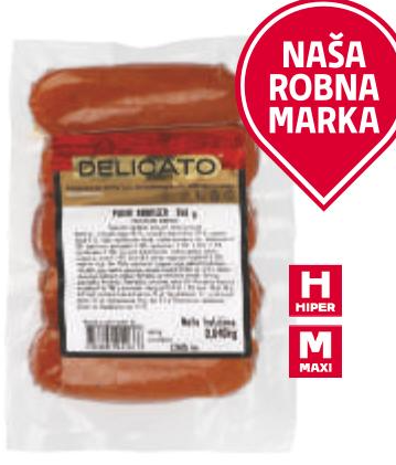 Delicato Kobasica pučka 640 g - Akcija u trgovini Tommy