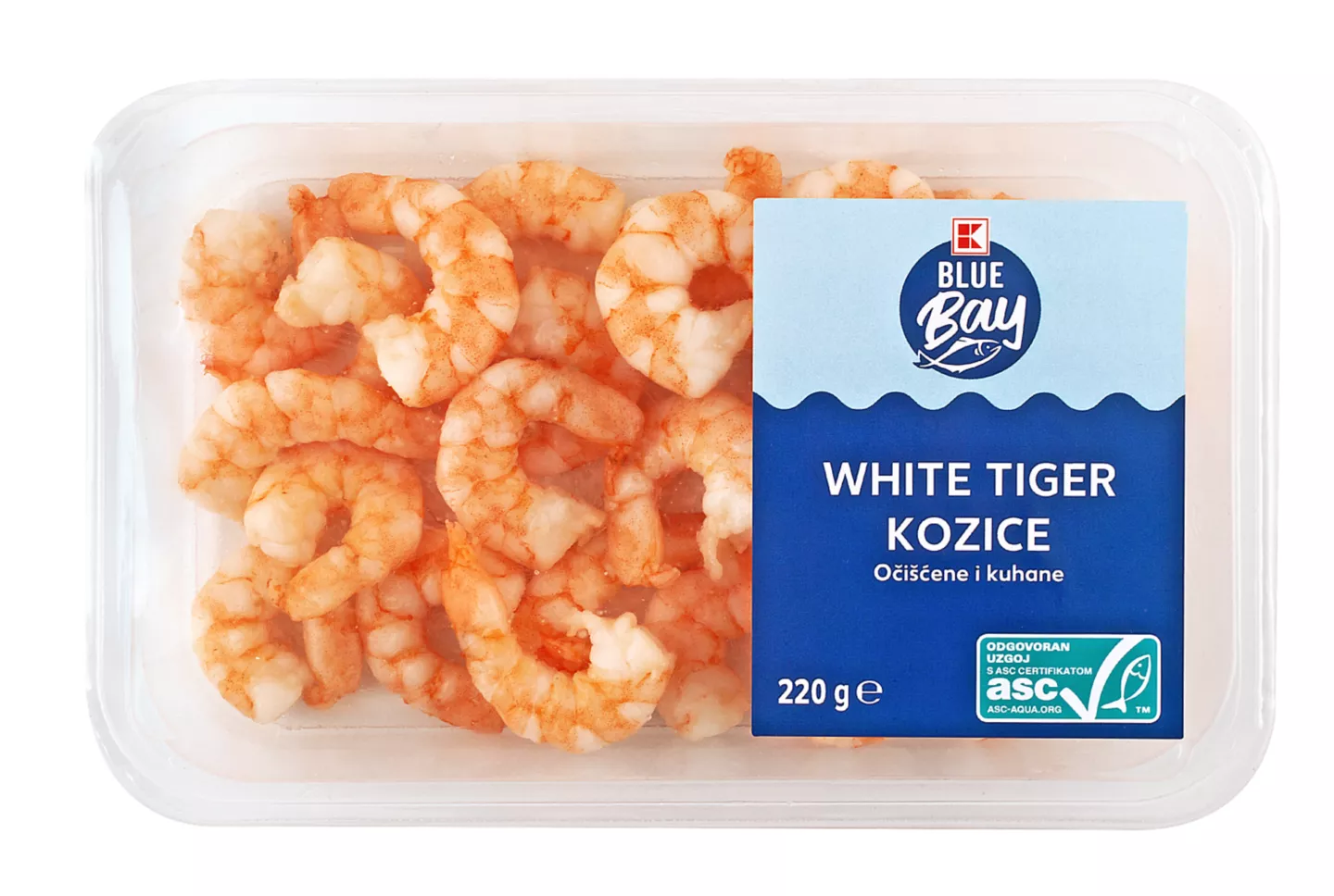 Blue Bay Kozice prokuhane 220g - Akcija u trgovini Kaufland