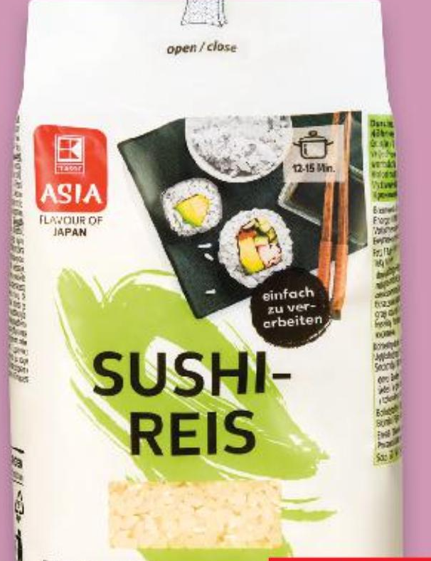 Asia Riža za sushi 500 g - Akcija u trgovini Kaufland