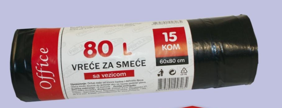 Vreće za smeće 1 pakiranje - Akcija u trgovini Boso