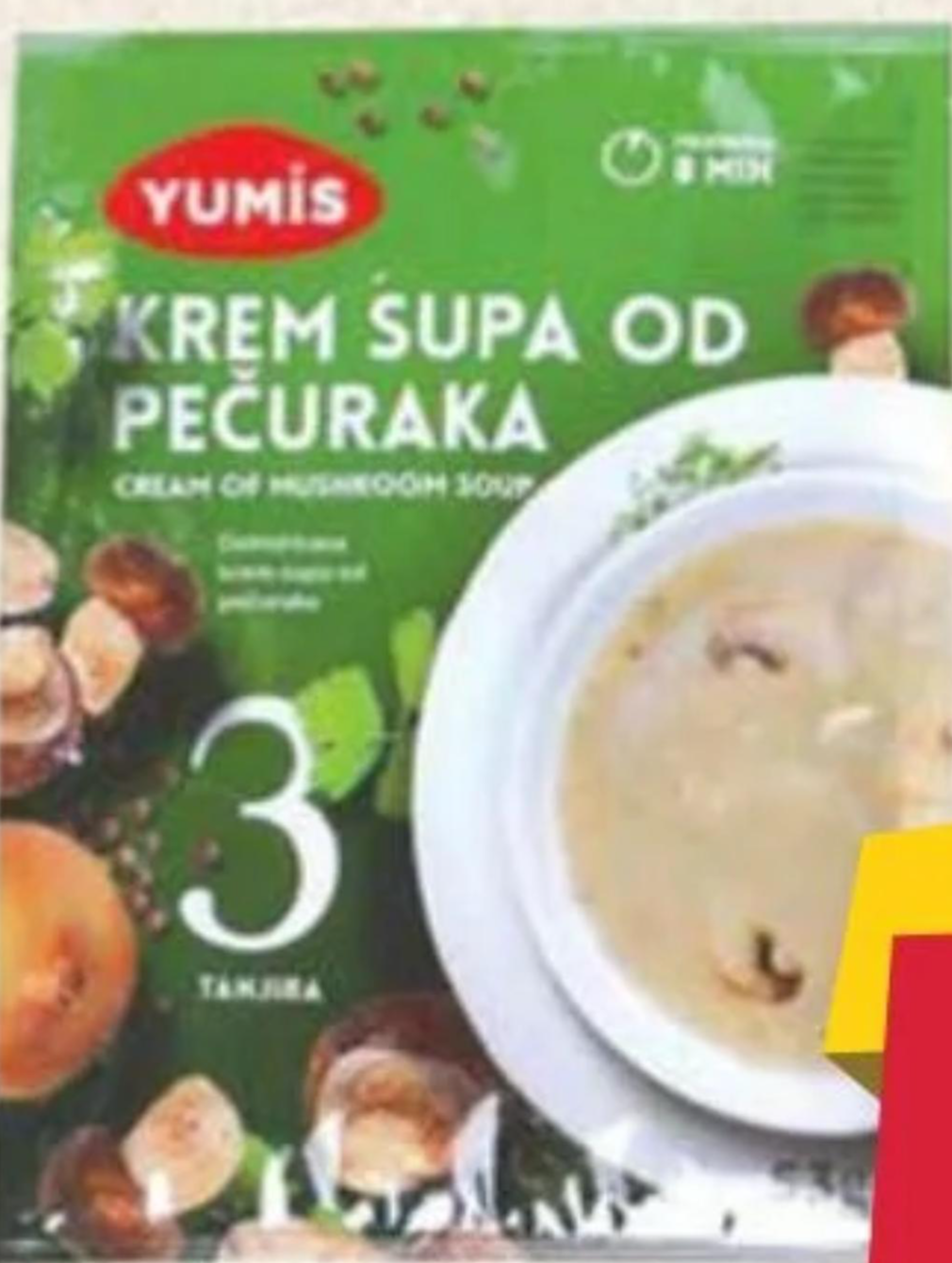 Yumis Juha od gljiva 53g - Akcija u trgovini Pivac