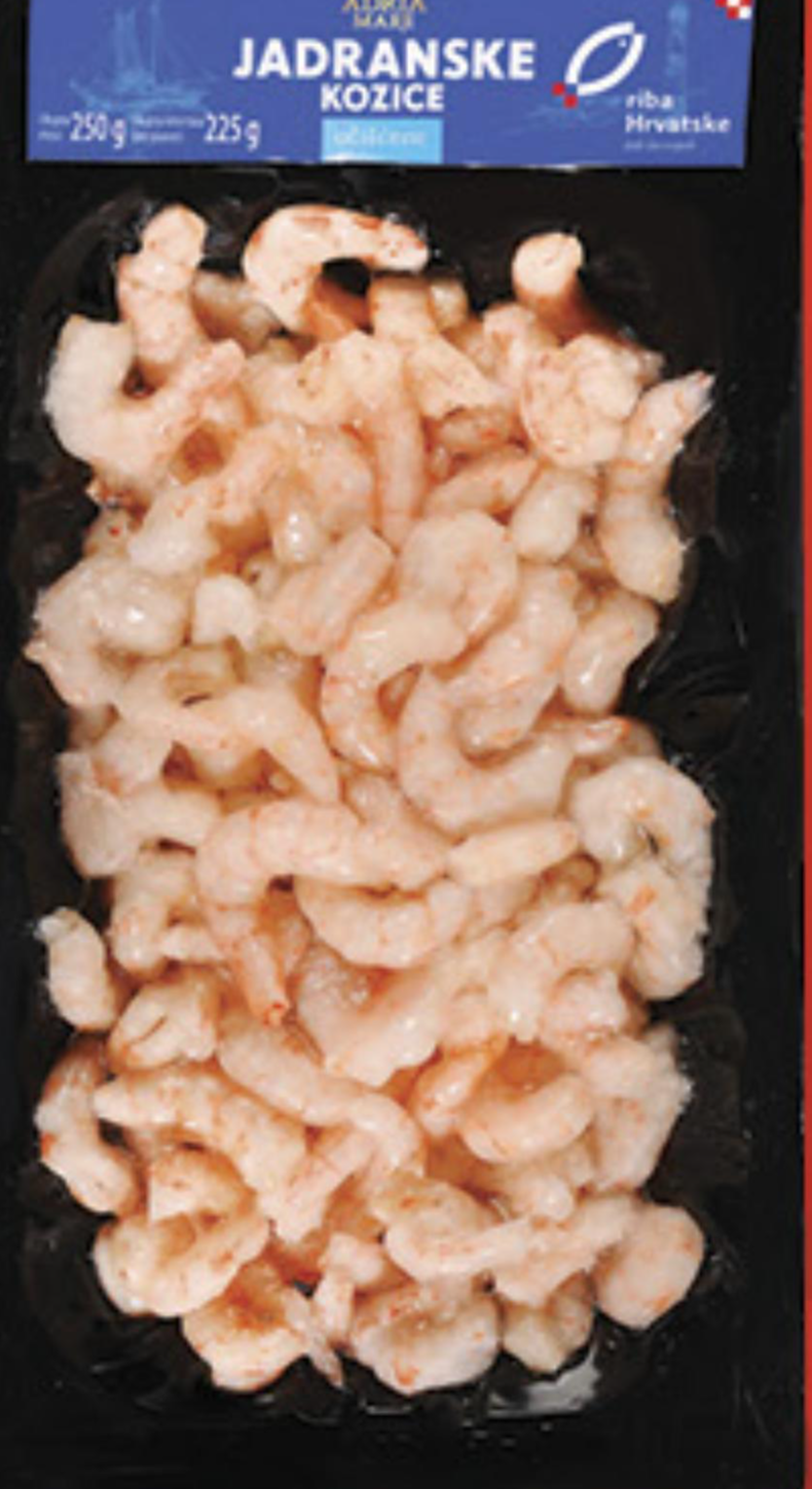 Adria Mare Jadranske kozice 250g - Akcija u trgovini Konzum