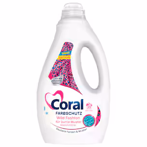 Coral tekuće sredstvo za pranje rublja 1.15 L - Akcija u trgovini Mueller