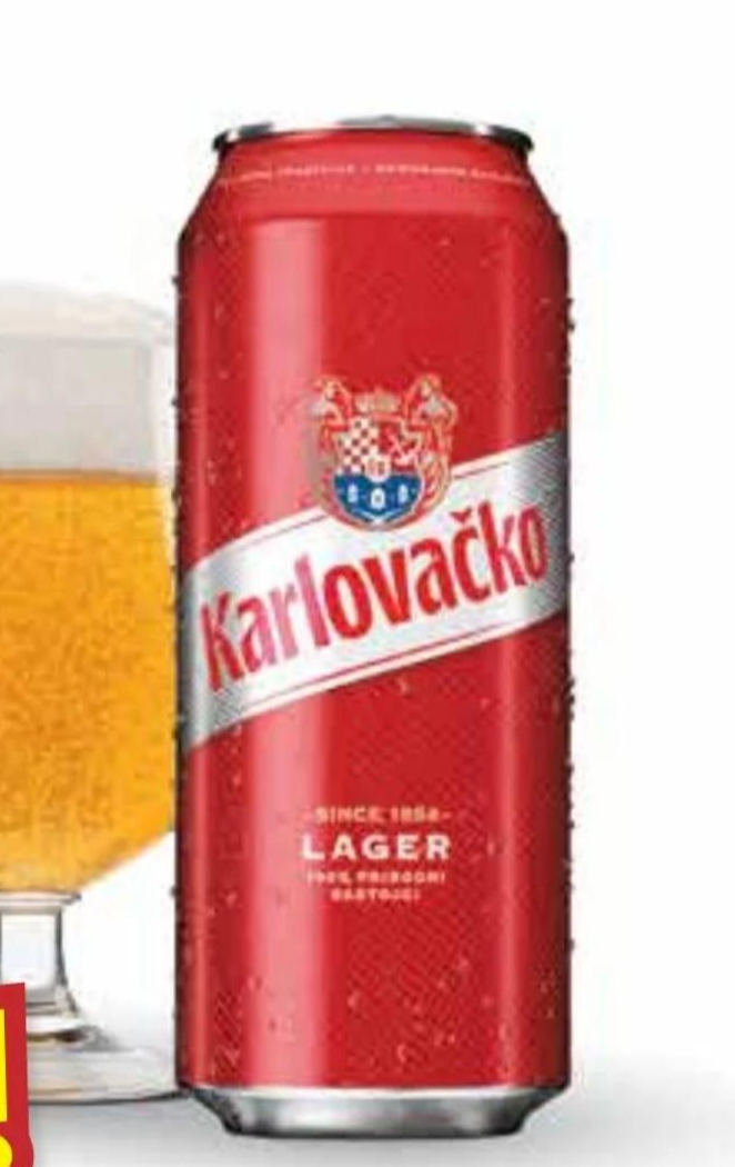 Karlovačko Pivo 0,5 l - Akcija u trgovini Studenac