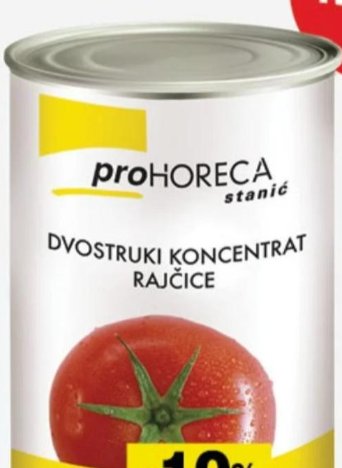 ProHoreca Dvostruki koncentrat rajčice 4,5 kg - Akcija u trgovini Stanić Diskont