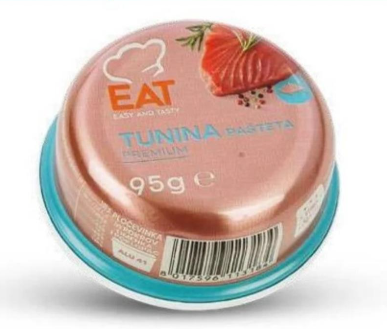 EAT Premium pašteta od tune 95 g - Akcija u trgovini Eurospin