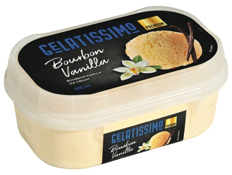 GELATISSIMO SLADOLED bourbon vanilija 900ml - Akcija u trgovini Konzum
