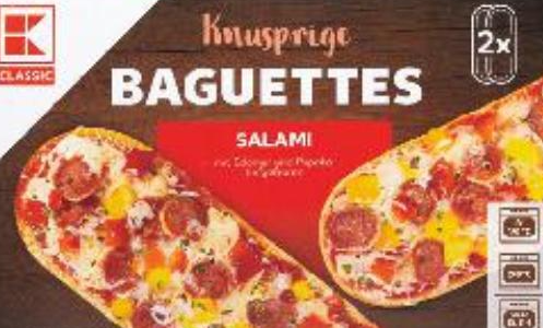 Baguette razne vrste 2 x 125 g Classic - Akcija u trgovini Kaufland