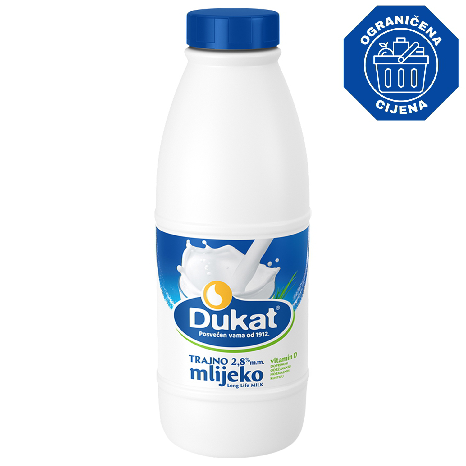 Dukat Mlijeko Trajno 1 l - Akcija u trgovini Studenac