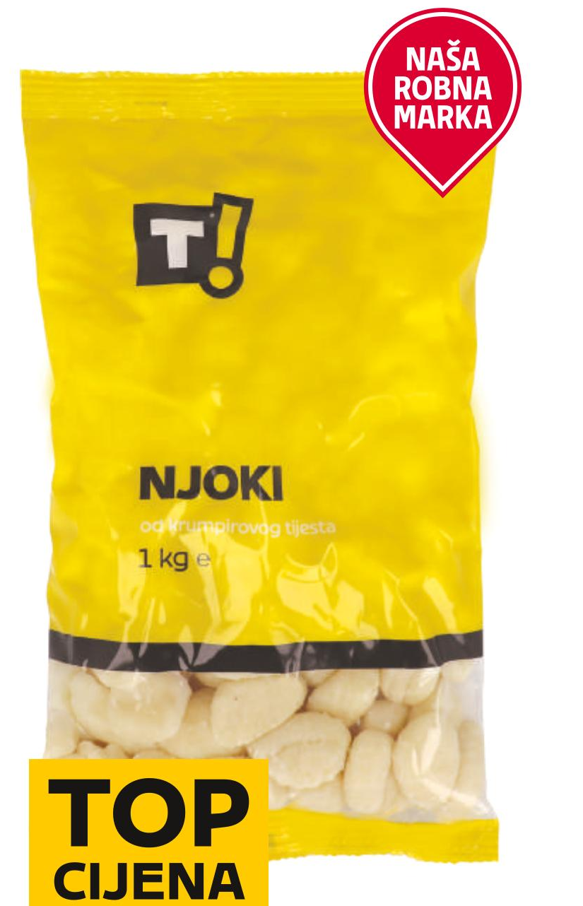 T! Njoki 1 kg - Akcija u trgovini Tommy