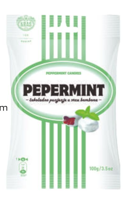 Pepermint, Kraš Bomboni 100 g - Akcija u trgovini Tommy