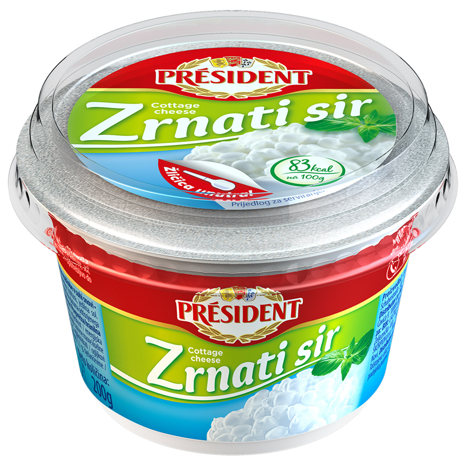 President Zrnati sir 200 g - Akcija u trgovini Kaufland