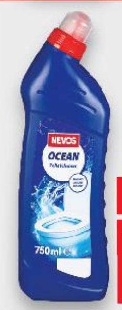 Sredstvo za čišćenje WC školjke 750 ml NEVOS - Akcija u trgovini Kaufland