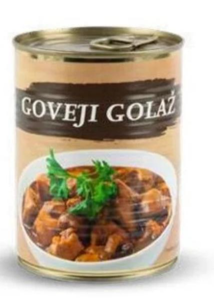 Goveji gulaš 400 g - Akcija u trgovini Eurospin
