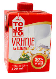 Vrhnje za kuhanje 500 ml To je to - Akcija u trgovini Bakmaz