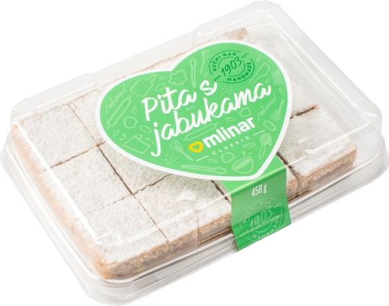 Pita s jabukama 450 g Mlinar - Akcija u trgovini NTL