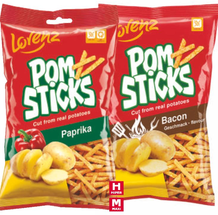Lorenz Štapići od krumpira 85 g - Akcija u trgovini Tommy