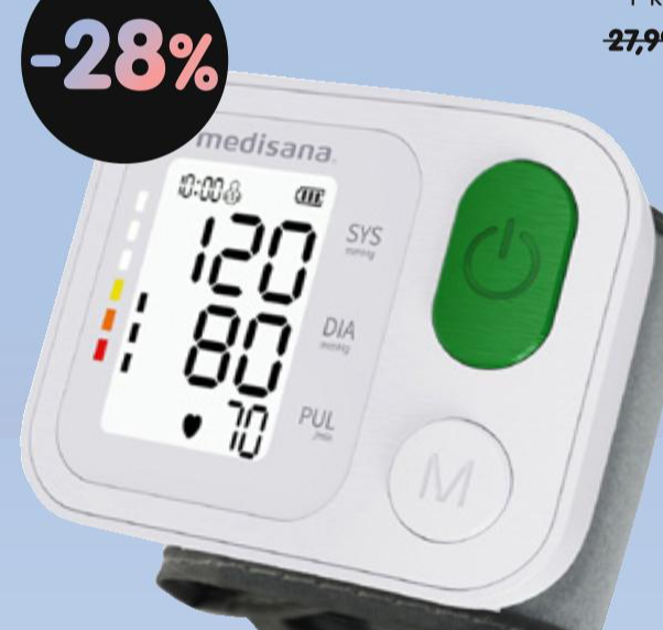 Tlakomjer za zapešće Medisana BW 345 1 kom - Akcija u trgovini Interspar
