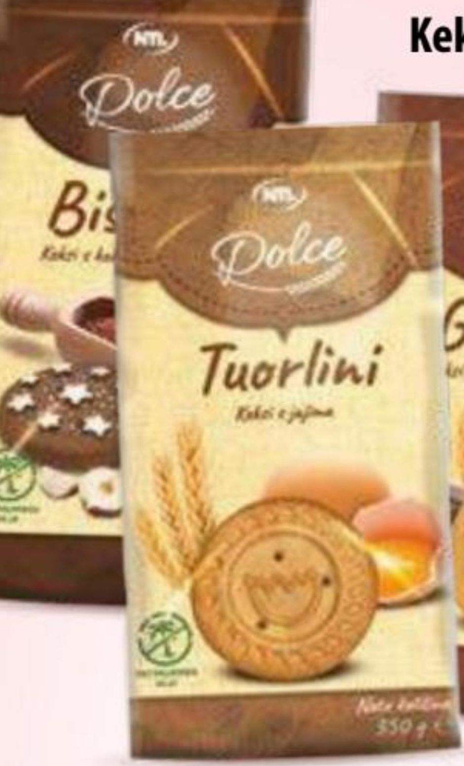 Keks Dolce s jajima, s kakaom i lješnjacima 350 g - Akcija u trgovini NTL