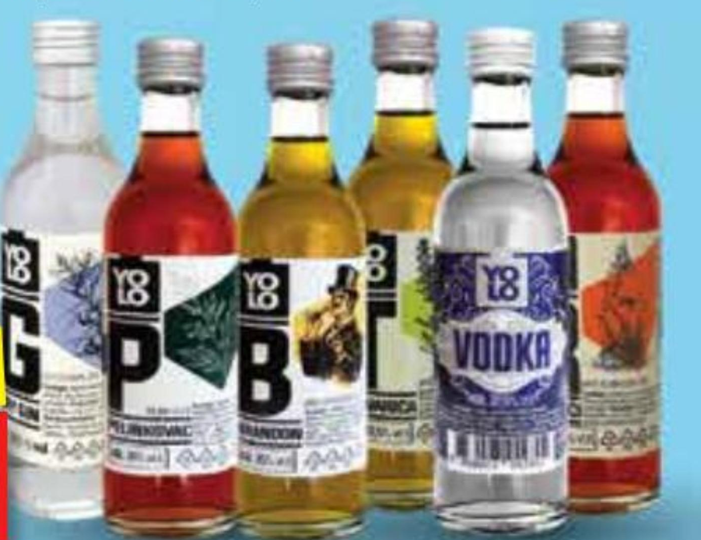 Brandy 35% alk. 0.1 l Yolo - Akcija u trgovini NTL
