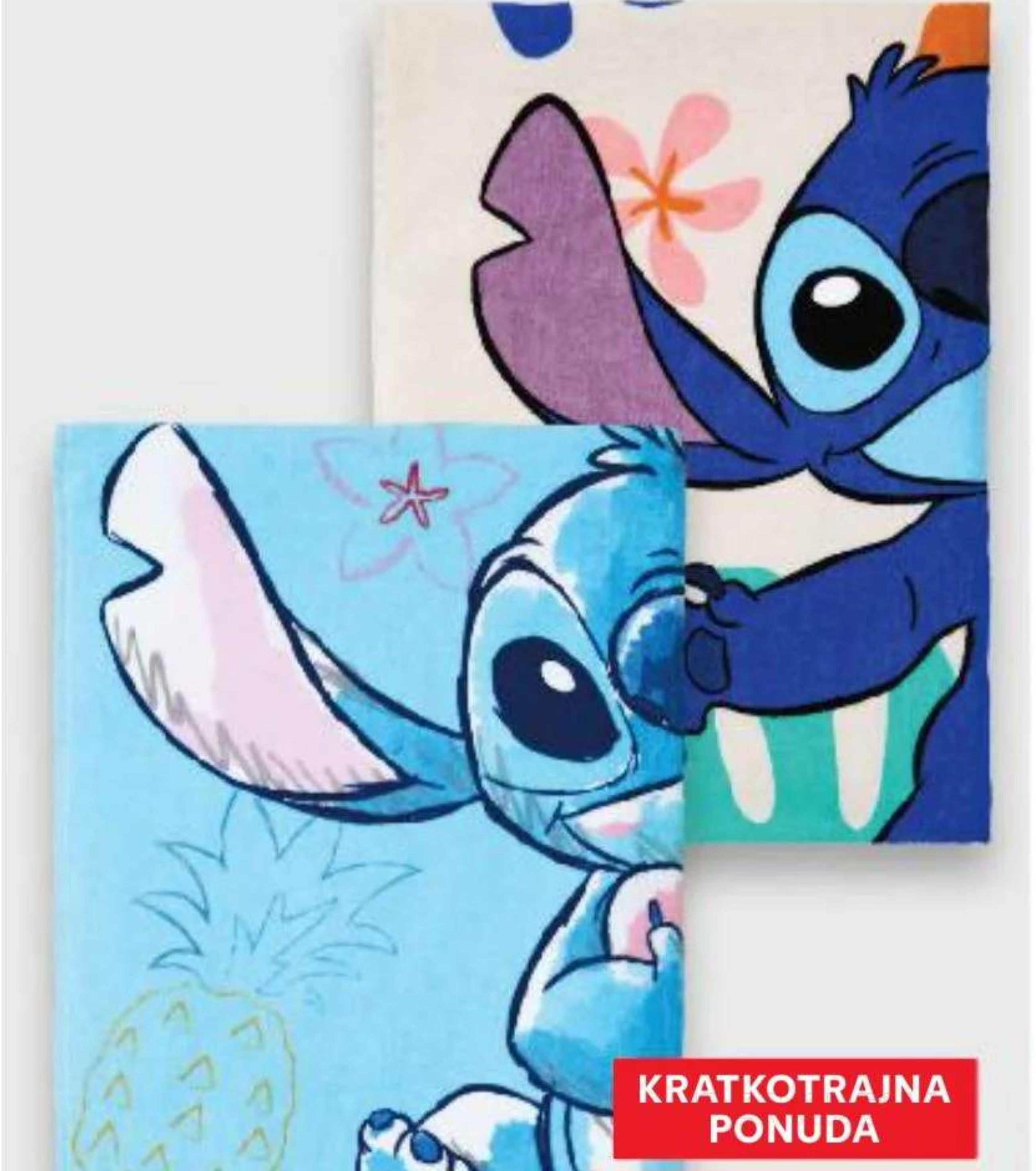 Ručnik komad Disney Stitch - Akcija u trgovini Kaufland