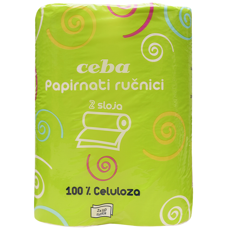 Ceba Papirnati ručnici 2 role - Akcija u trgovini NTL