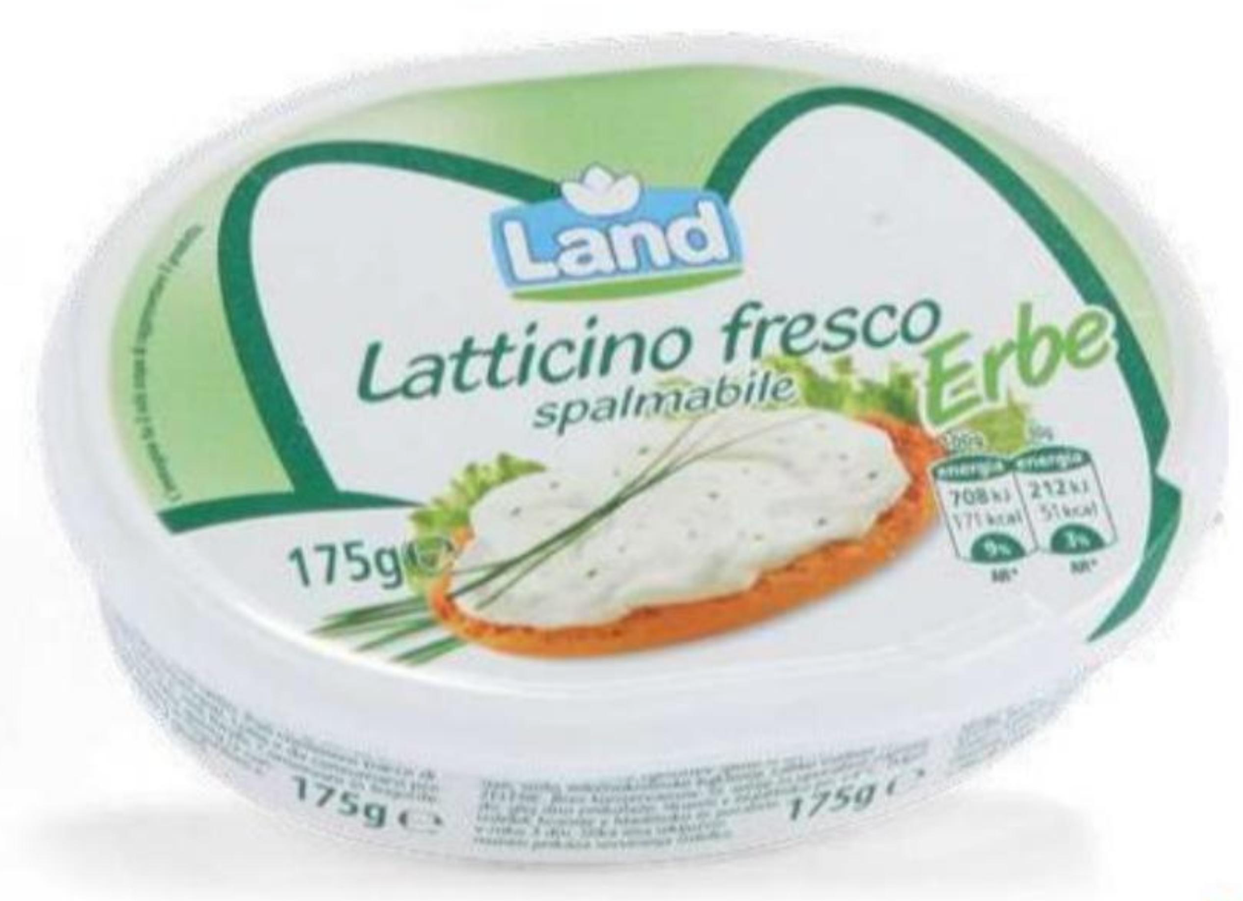 Sirni namaz začinsko bilje Land Latticino fresco 175 g - Akcija u trgovini Eurospin