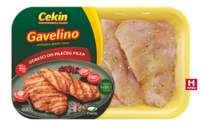 Gavelino, Cekin Odresci od pilećeg filea 400 g - Akcija u trgovini Tommy