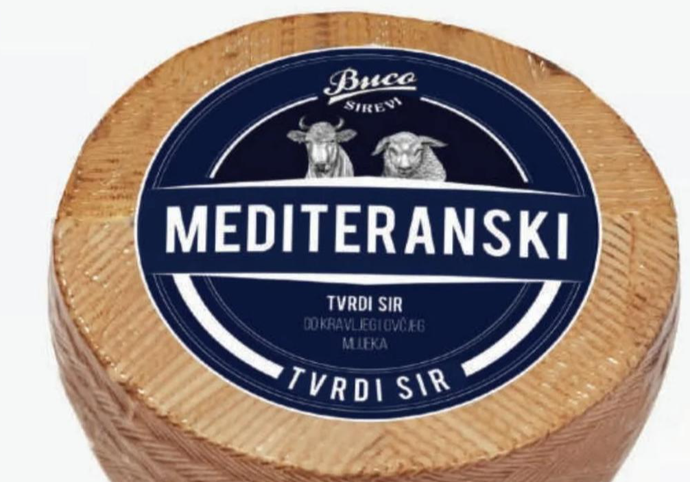 Tvrdi sir Mediteranski Buce - Akcija u trgovini Stanić Diskont