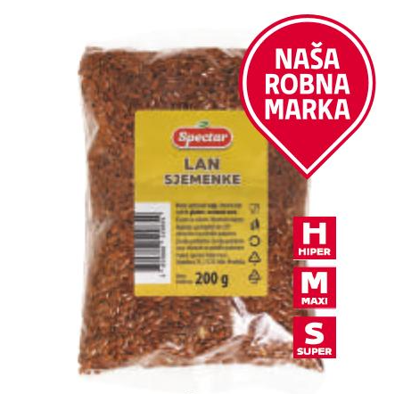 Spectar Lan sjemenke 200 g - Akcija u trgovini Tommy