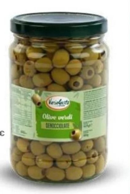 Zelene masline bez koštica 800 g Varia Gusto - Akcija u trgovini Eurospin