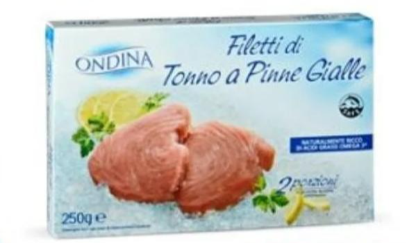 Tuna žutoperajna filet 250 g Ondina - Akcija u trgovini Eurospin