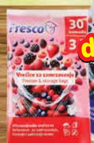 Fresco Vrećice za zamrzavanje - Akcija u trgovini Plodine