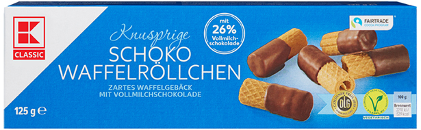 Vafel rolice 125 g K Classic - Akcija u trgovini Kaufland