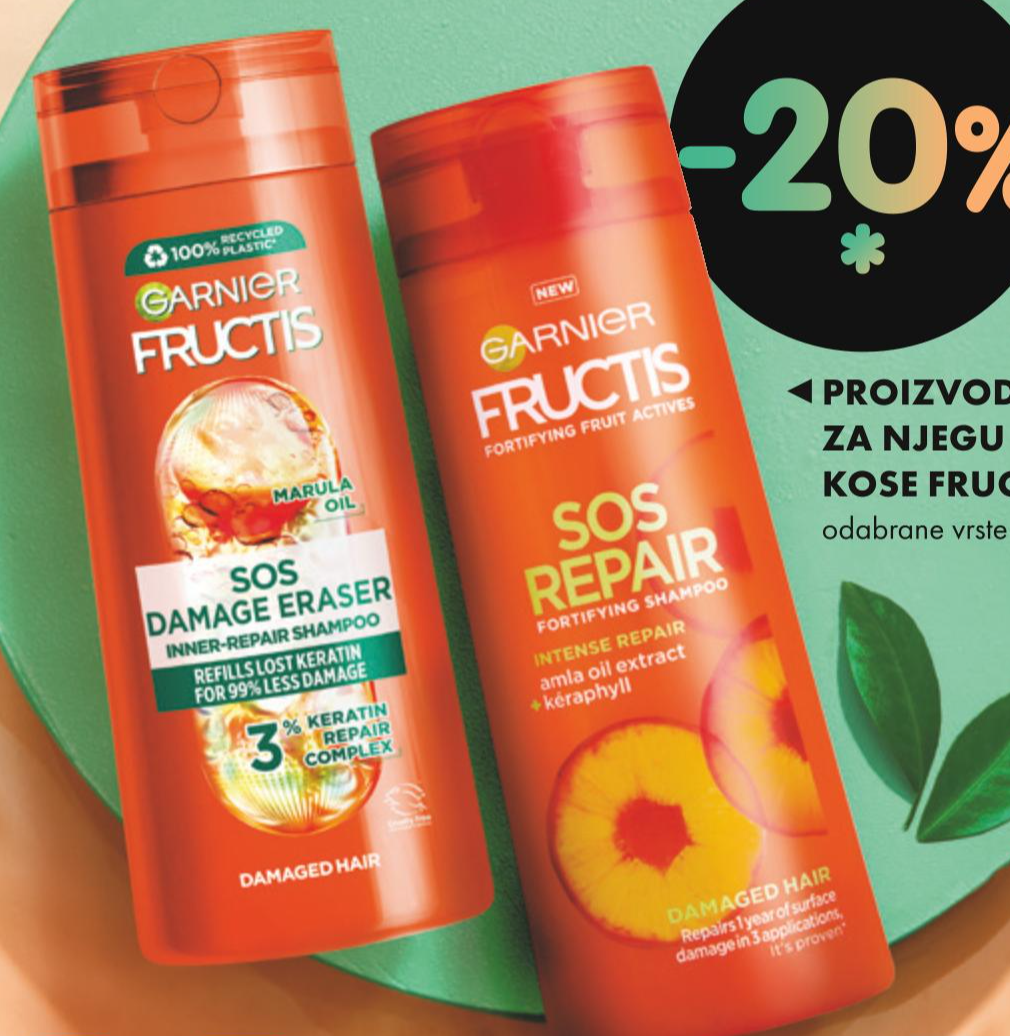Garnier Fructis proizvodi - Akcija u trgovini Kaufland