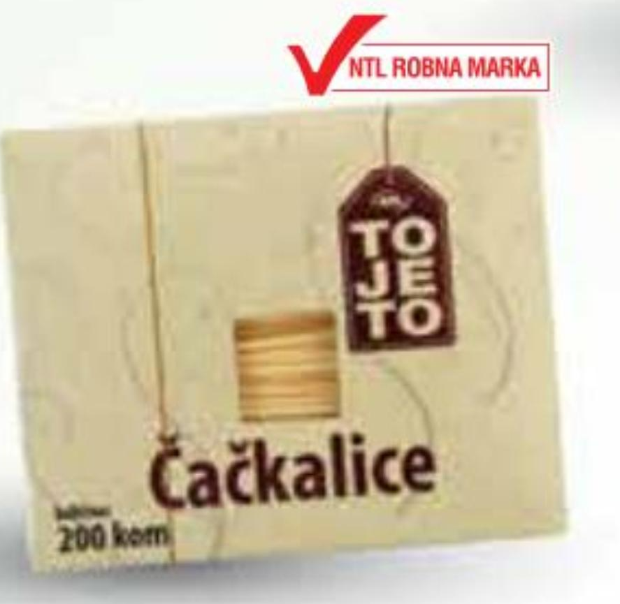 Čačkalice 450/1 ToJeTo - Akcija u trgovini NTL